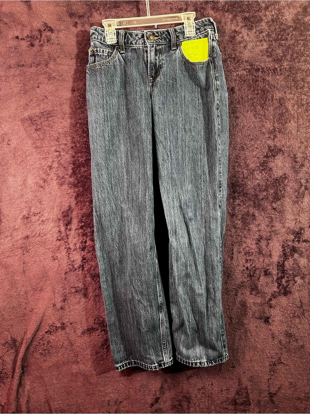 Hollister Straight Leg Jeans in Dark Blue Wash